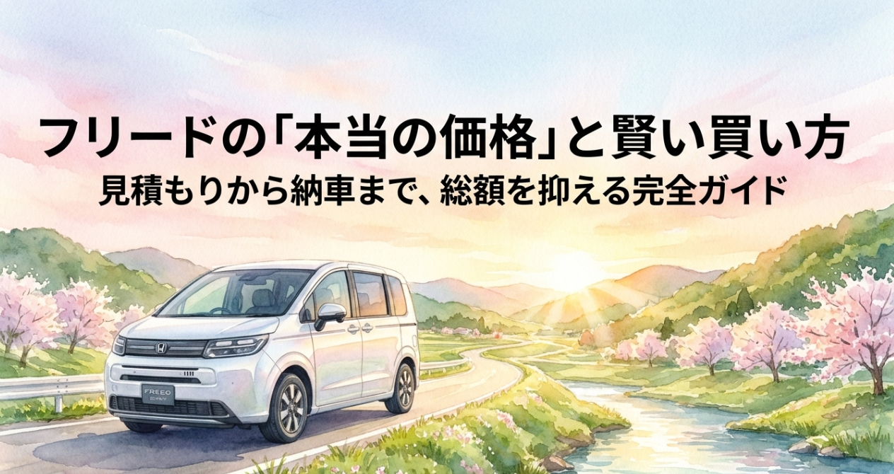 フリードとシエンタの価格差を走りと広さへの投資として比較するスライド