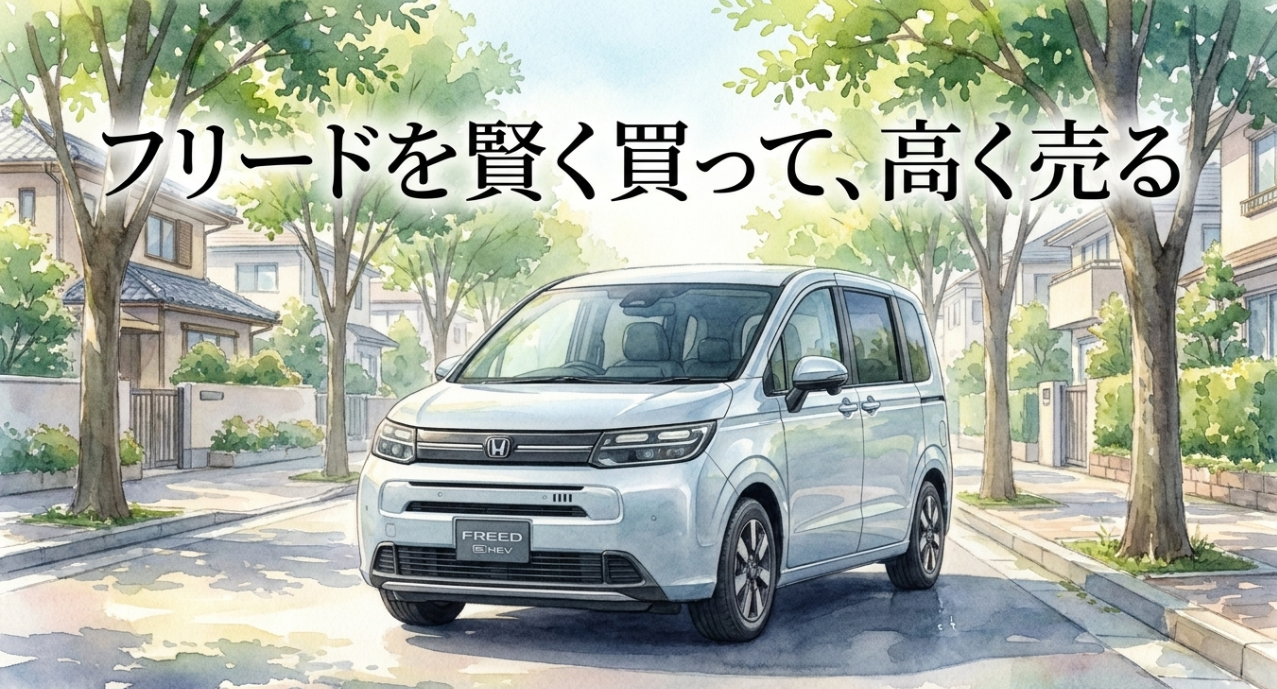 フリードを賢く買って高く売るためのリセールバリュー解説スライド
