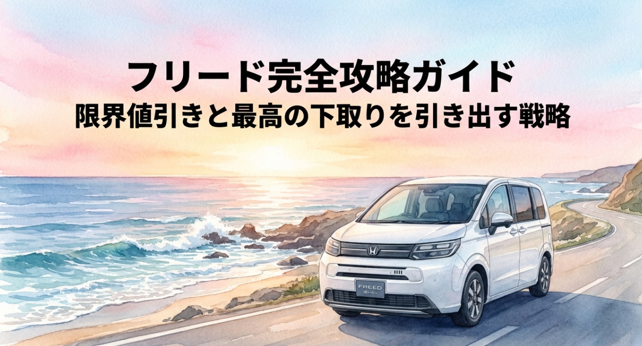 フリードの値引きと下取りを攻略するための完全ガイド