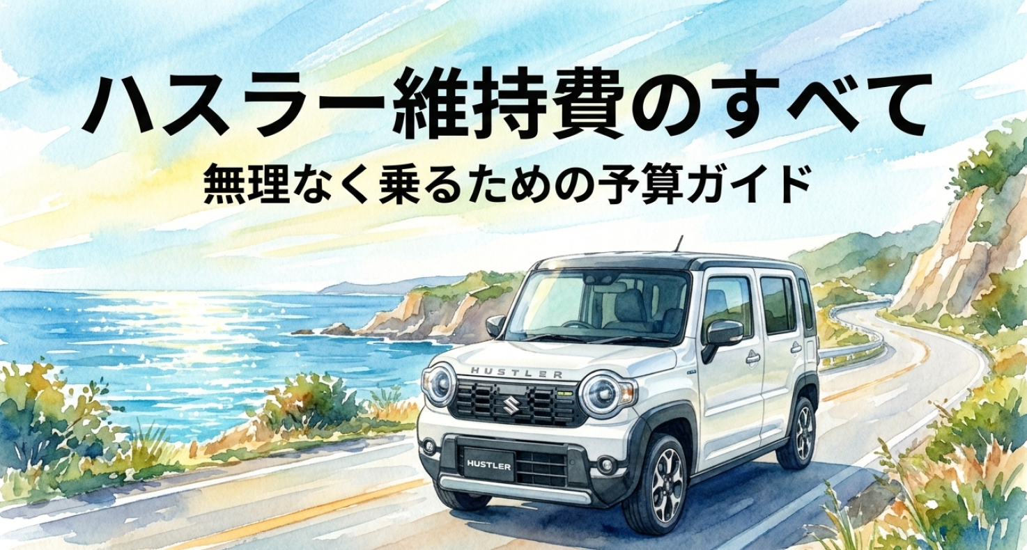 ハスラーの維持費を無理なく把握するための予算ガイド
