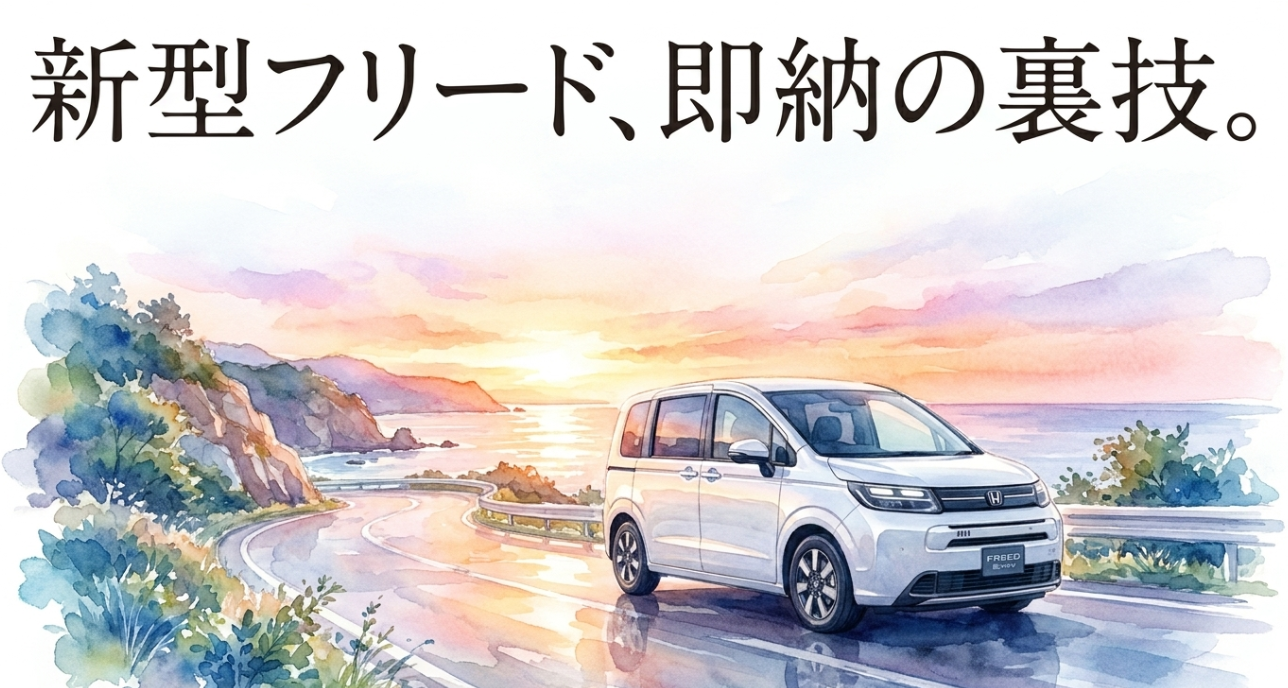 新型フリードの納期を早める裏技を紹介