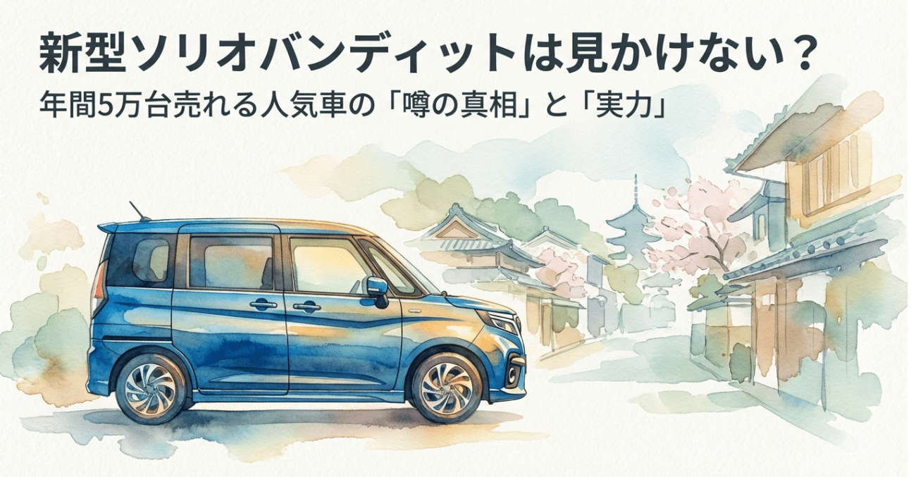 新型ソリオバンディットに乗っている人が少ない？