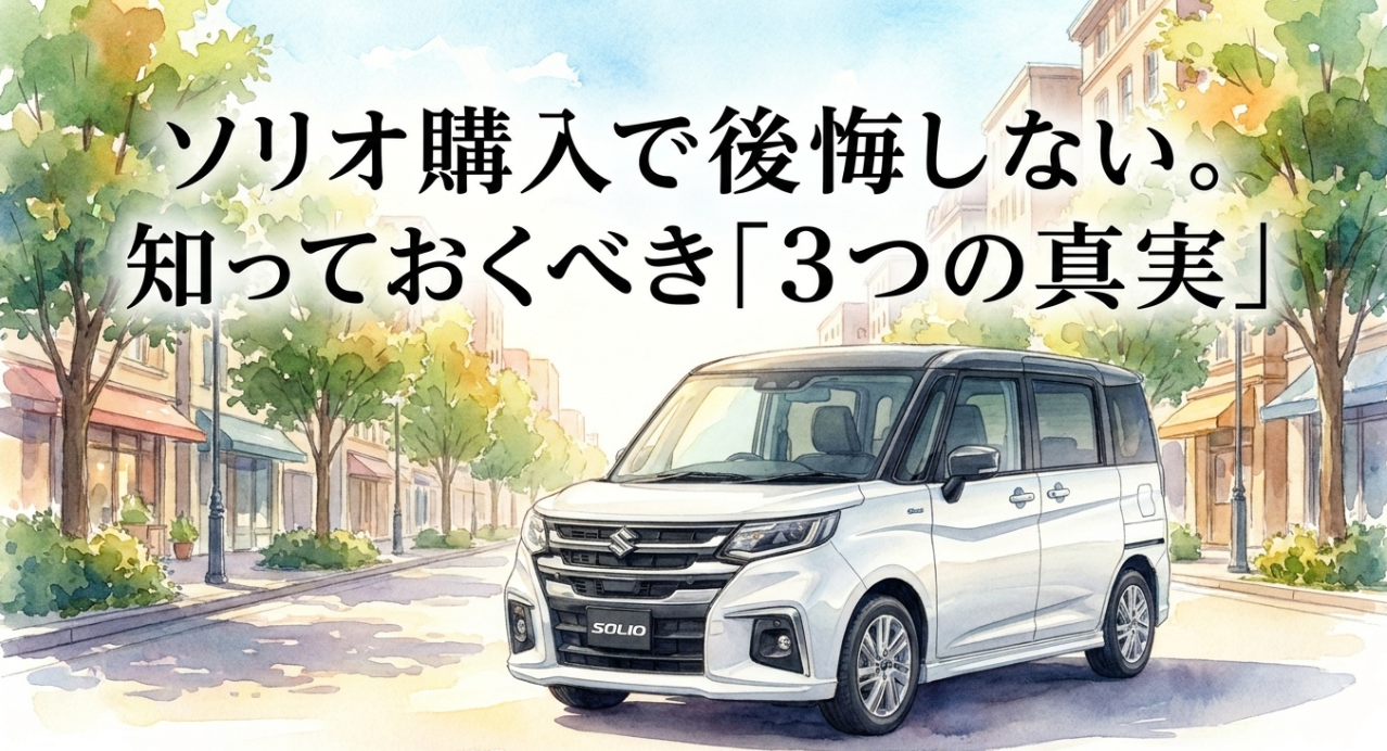 スズキ新型ソリオで後悔しないために知っておくべきポイントを紹介するメイン画像