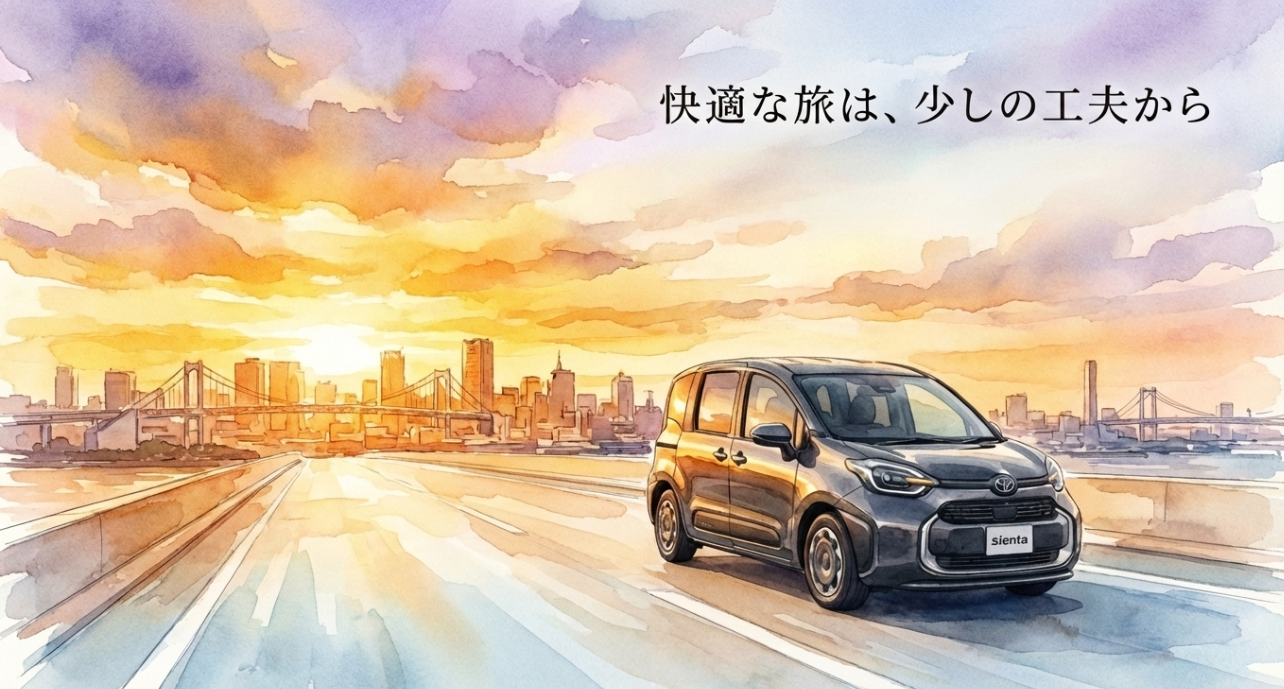 シエンタで快適な長距離移動を楽しむまとめイメージ
