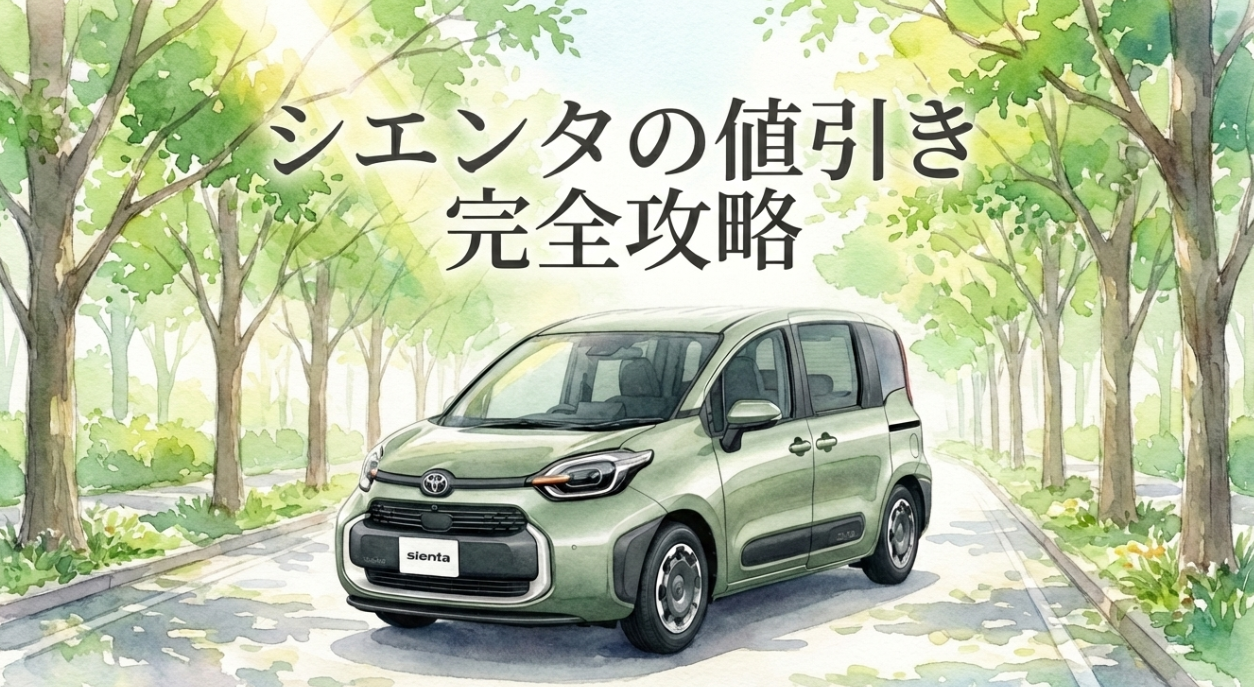 シエンタの値引き限界は？2026年最新相場と損しない交渉術