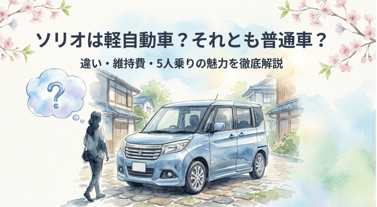 ソリオは軽自動車ですか？