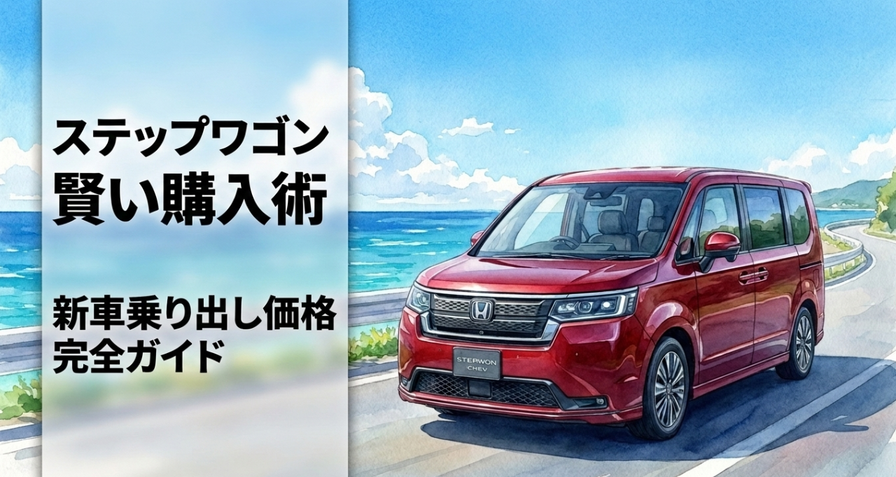 ステップワゴンの新車乗り出し価格を解説する記事のメインビジュアル