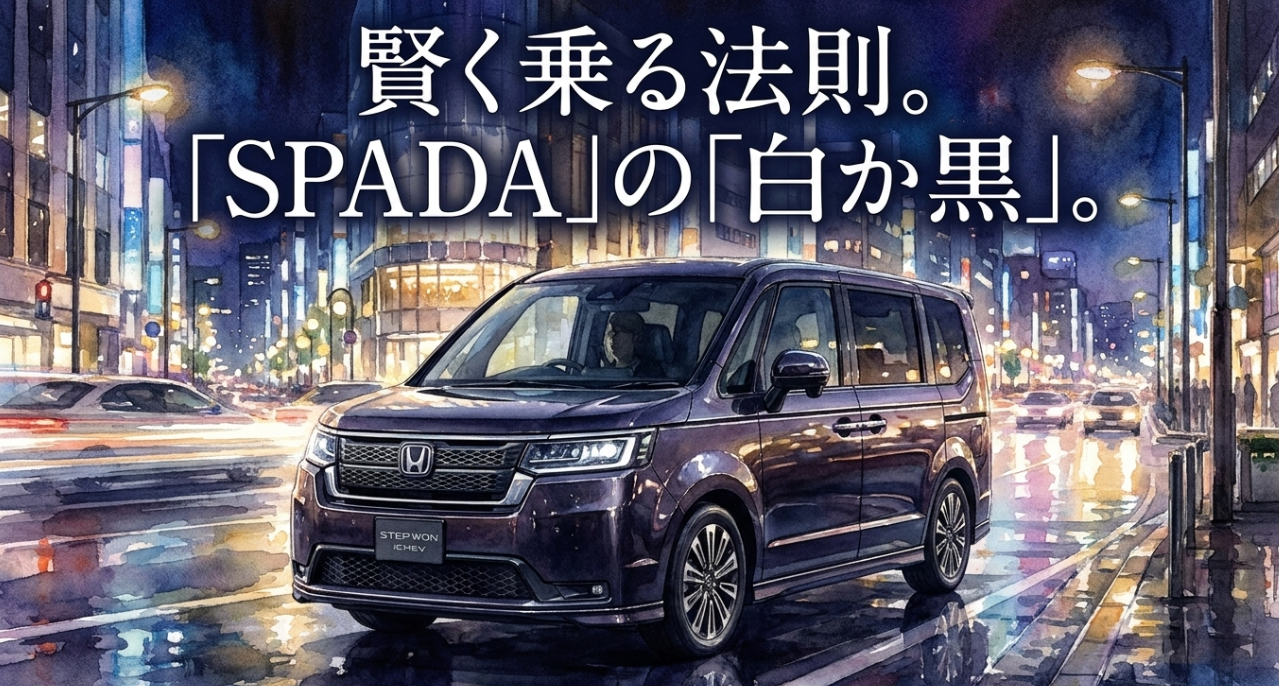 ステップワゴンSPADAの白や黒がリセールバリューで有利になりやすいことを示す画像