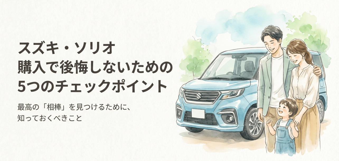 スズキの新型ソリオを買って後悔したって本当？