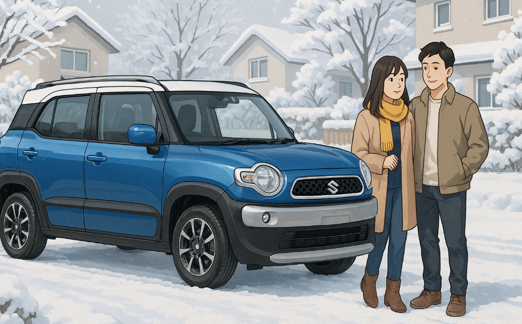 クロスビー雪道で役立つ機能とスノーモードの効果
