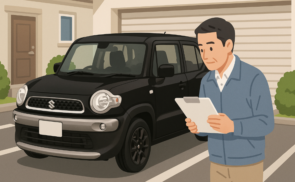 クロスビー中古車の状態確認と保証のチェックポイン