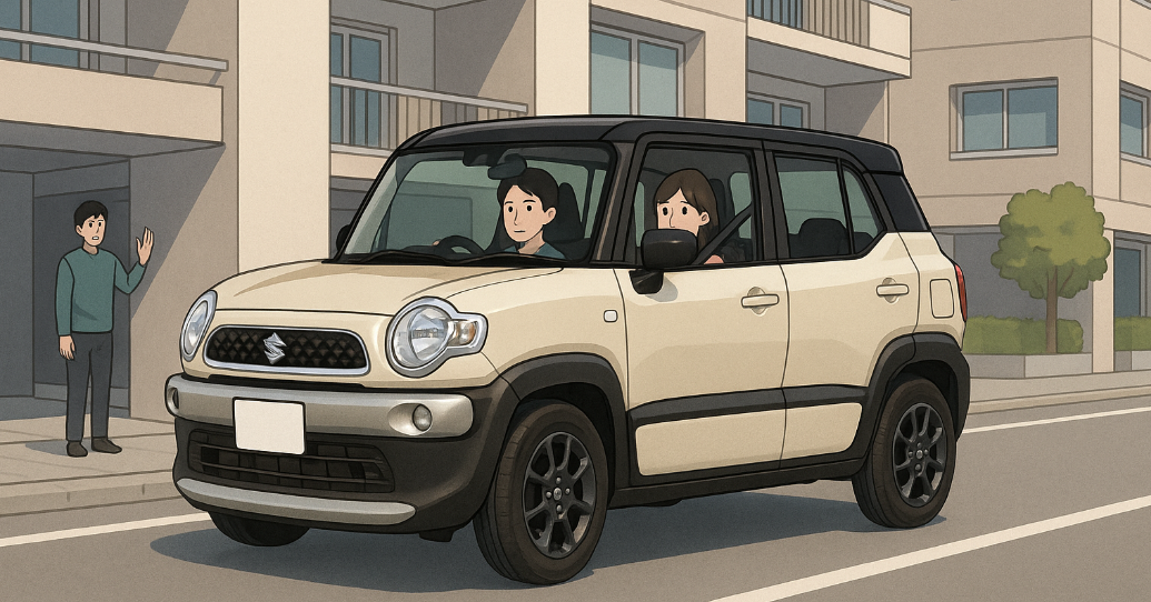 クロスビー視界は良好？死角と運転席からの見え方