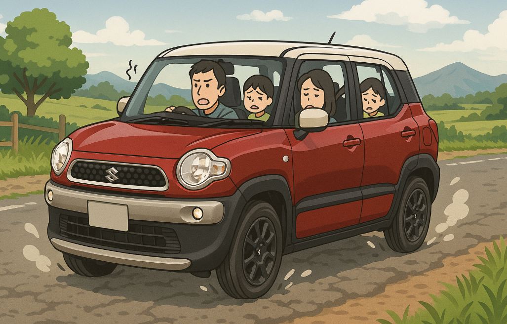 クロスビーは運転しづらい？ガタガタする・信号が見えないって本当？